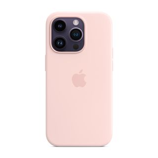 APPLE Custodia MagSafe in silicone per iPhone 14 Pro - Rosa creta