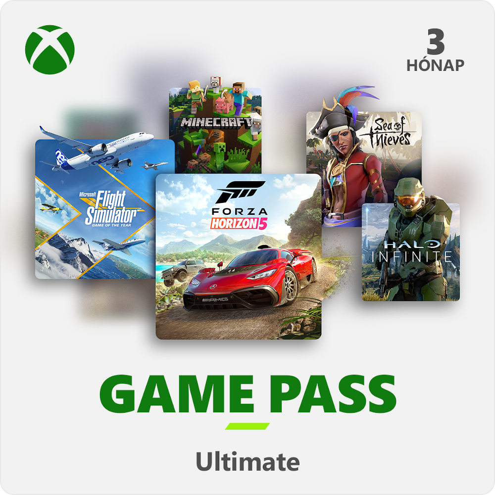 MICROSOFT Xbox Game Pass Ultimate - 3 hónap (Elektronikusan letölthető szoftver - ESD) (Xbox)