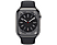 APPLE Watch S8 GPS + Cellular 45 mm Boîtier Acier inoxydable Graphite, Bracelet Sport Minuit Regular (MNKU3NF/A)