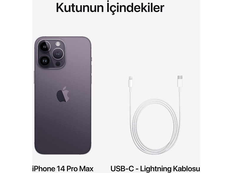 APPLE iPhone 14 Pro 1TB Akıllı Telefon Deep Purple MQ323TU/A Fiyat