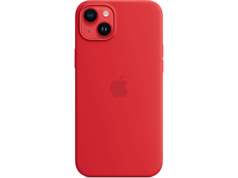 APPLE iPhone 14 Plus MagSafe rögzítésű szilikon tok, piros, (PRODUCD) RED (MPT63ZM/A)