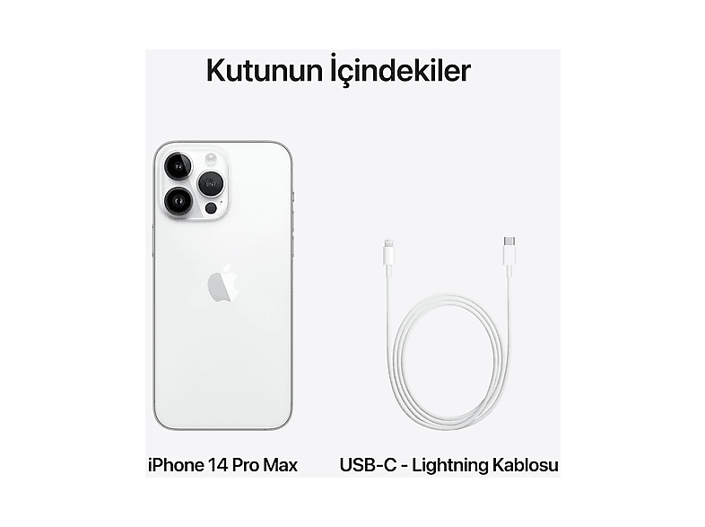 APPLE iPhone 14 Pro 256GB Akıllı Telefon Silver MQ103TU/A Fiyat