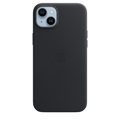 Apple iPhone 14 Plus Leather Case Midnight