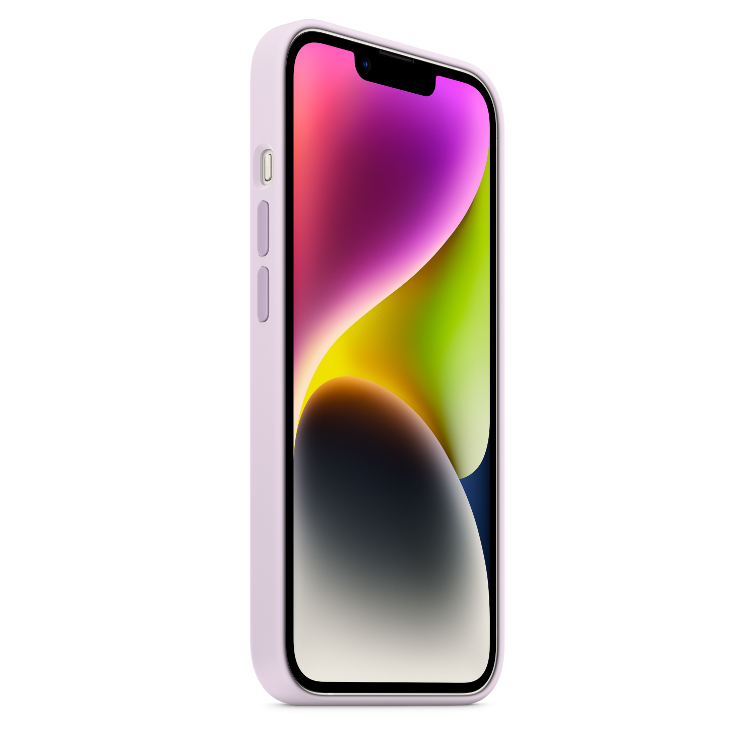 APPLE IPHONE 14 SILIC CASE MG LILAC  voor   
