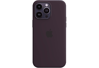 APPLE iPhone 14 Pro Max MagSafe rögzítésű szilikon tok, bodzabogyó (MPTX3ZM/A)