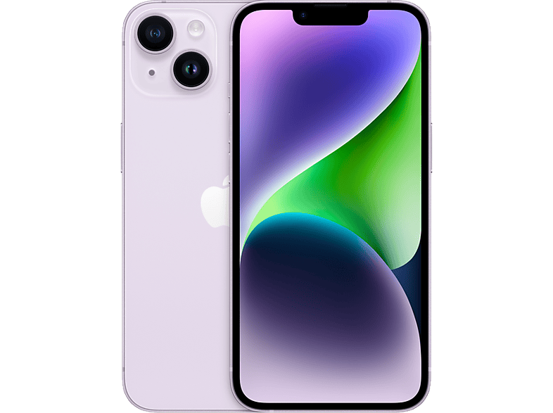 REACONDICIONADO Excelente Apple iPhone 14, Púrpura, 256 GB, 5G, 6.1" OLED Super Retina XDR, Chip A15 Bionic, iOS