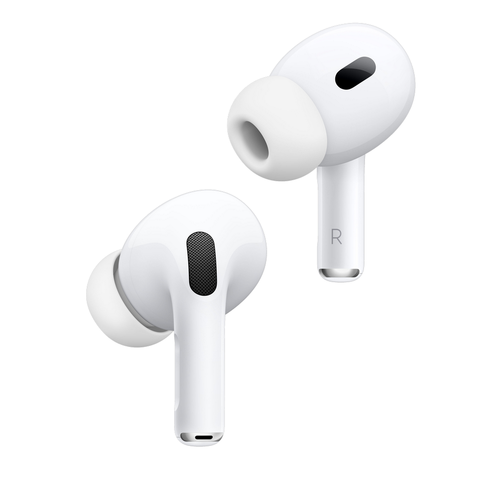 APPLE AirPods Pro (2022 2ª gen), Inalámbricos, Bluetooth®, Estuche de carga inalámbrica, Chip H2, Siri, Blanco