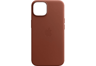 APPLE iPhone 14 MagSafe rögzítésű bőr tok, umbra (MPP73ZM/A)
