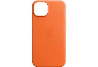 APPLE iPhone 14 MagSafe rögzítésű bőr tok, narancs (MPP83ZM/A)