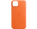 APPLE iPhone 14 Plus MagSafe rögzítésű bőr tok, narancs (MPPF3ZM/A)
