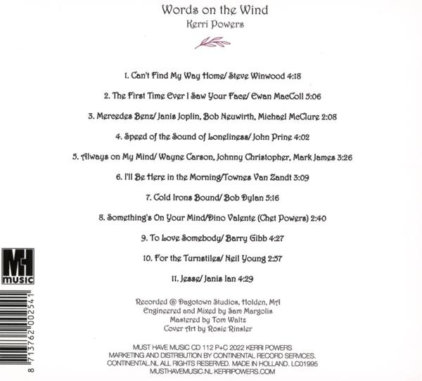 Kerri (CD) Powers On Words The - Wind -
