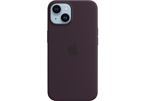 APPLE Silikon Case mit MagSafe Backcover, für Apple iPhone 14, Holunder