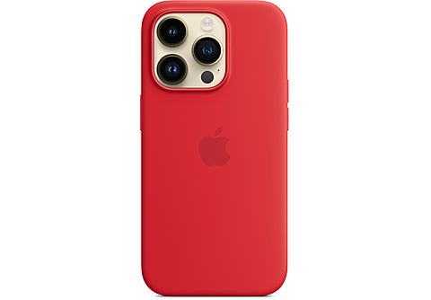 APPLE Silikon Case mit MagSafe Backcover, für Apple iPhone 14 Pro, (PRODUCT)RED