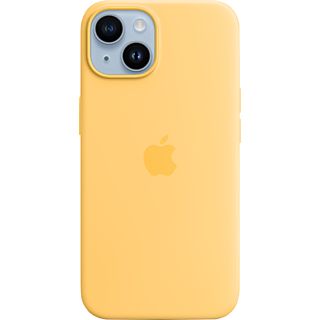 APPLE Silikon Case mit MagSafe Backcover, für Apple iPhone 14, Sonnenlicht