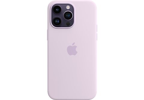 APPLE Silikon Case mit MagSafe Backcover, für Apple iPhone 14 Pro Max, Flieder