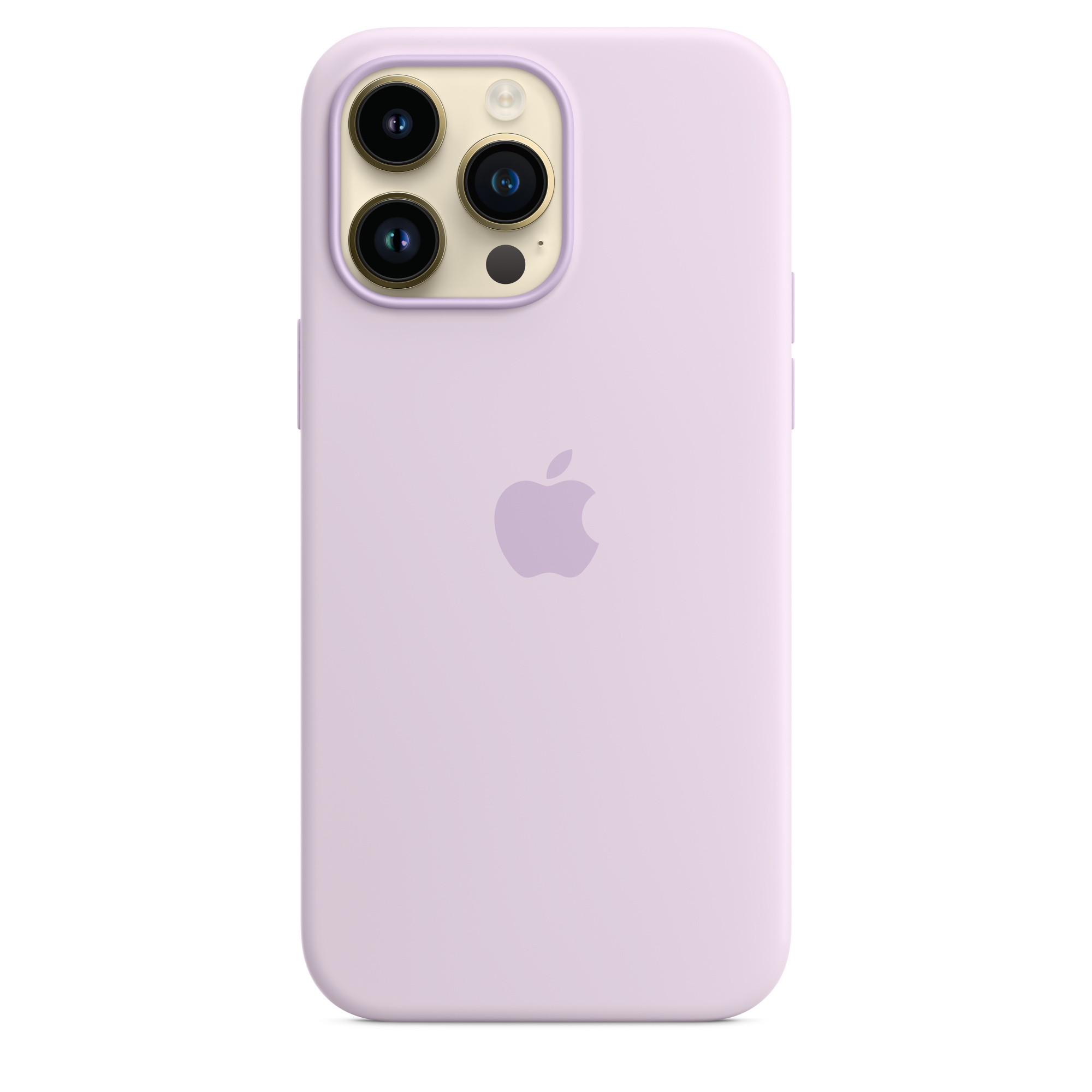 APPLE Silikon Case mit MagSafe Backcover, für Apple iPhone 14 Pro Max, Flieder