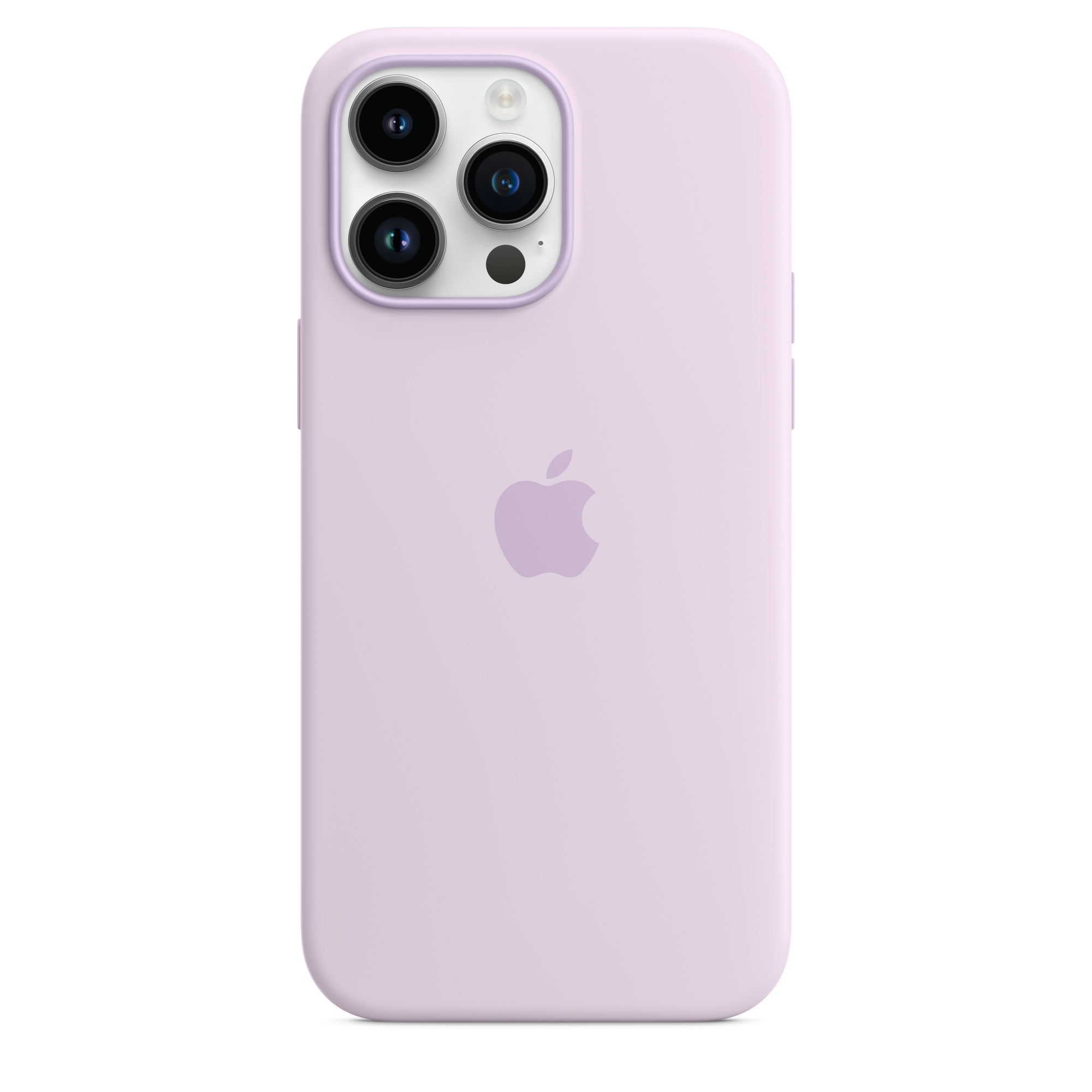 APPLE Silikon Case mit MagSafe Backcover, für Apple iPhone 14 Pro Max, Flieder