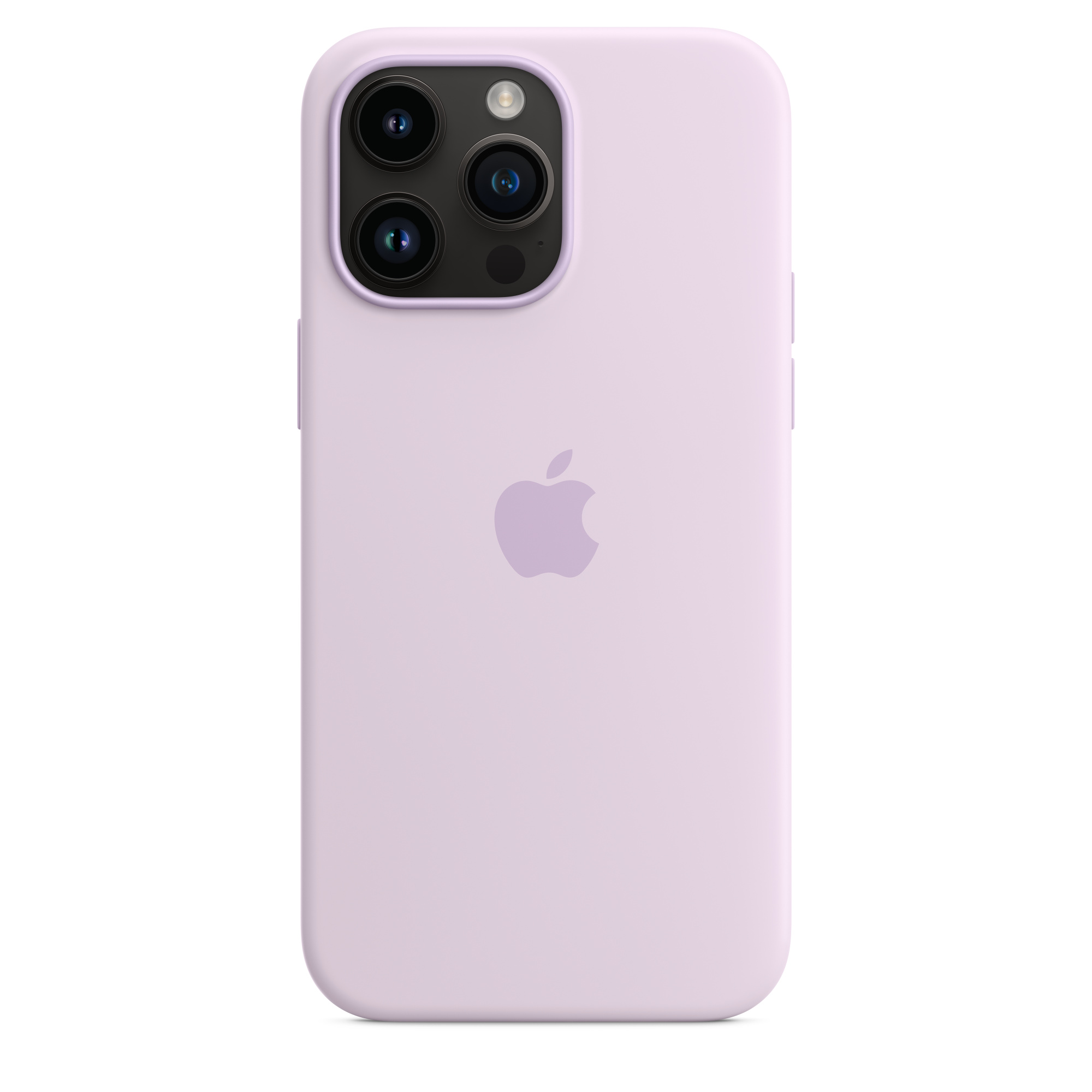 APPLE Silikon Case mit MagSafe Backcover, für Apple iPhone 14 Pro Max, Flieder