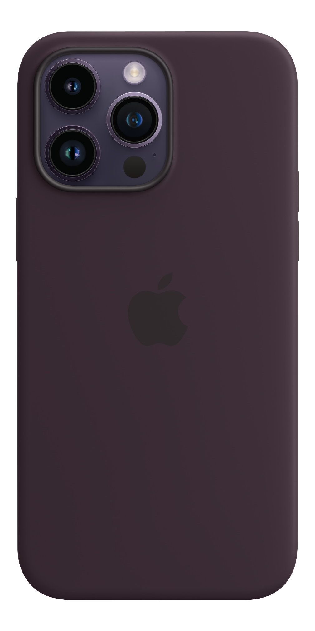 APPLE Silikon Case mit MagSafe Backcover, für Apple iPhone 14 Pro Max, Holunder