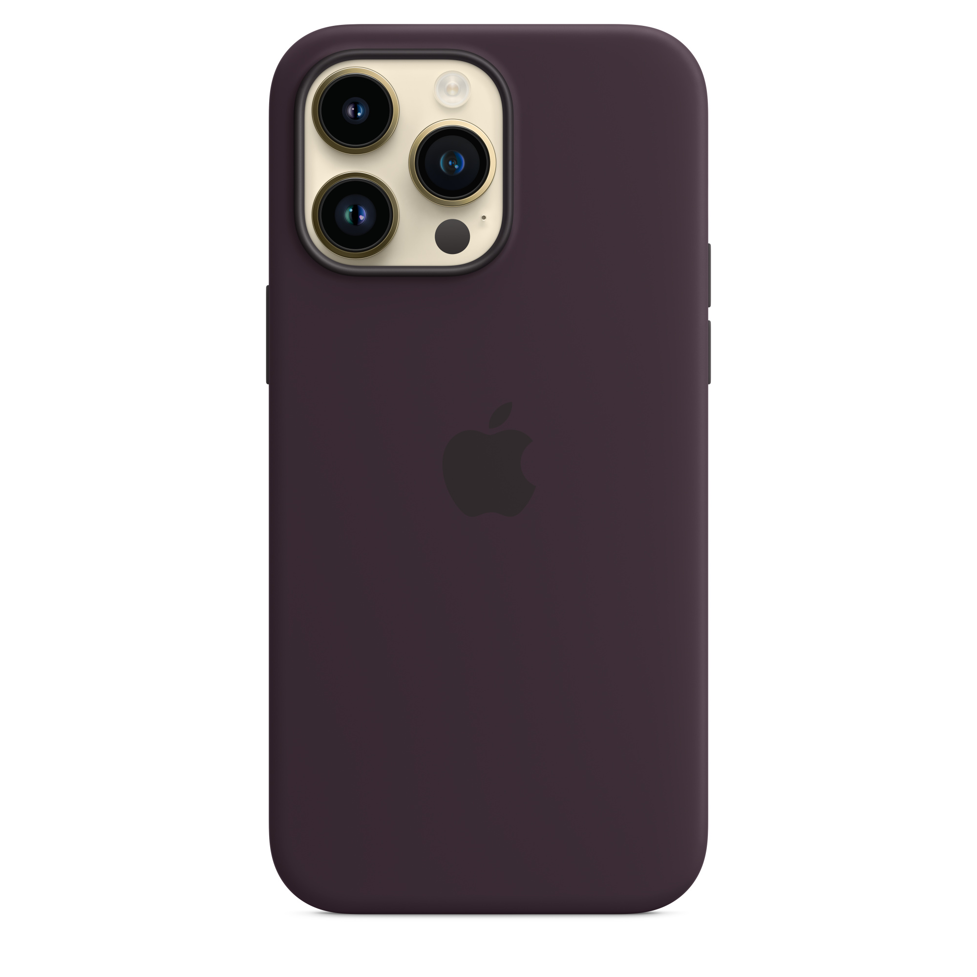 APPLE Silikon Case mit MagSafe Backcover, für Apple iPhone 14 Pro Max, Holunder
