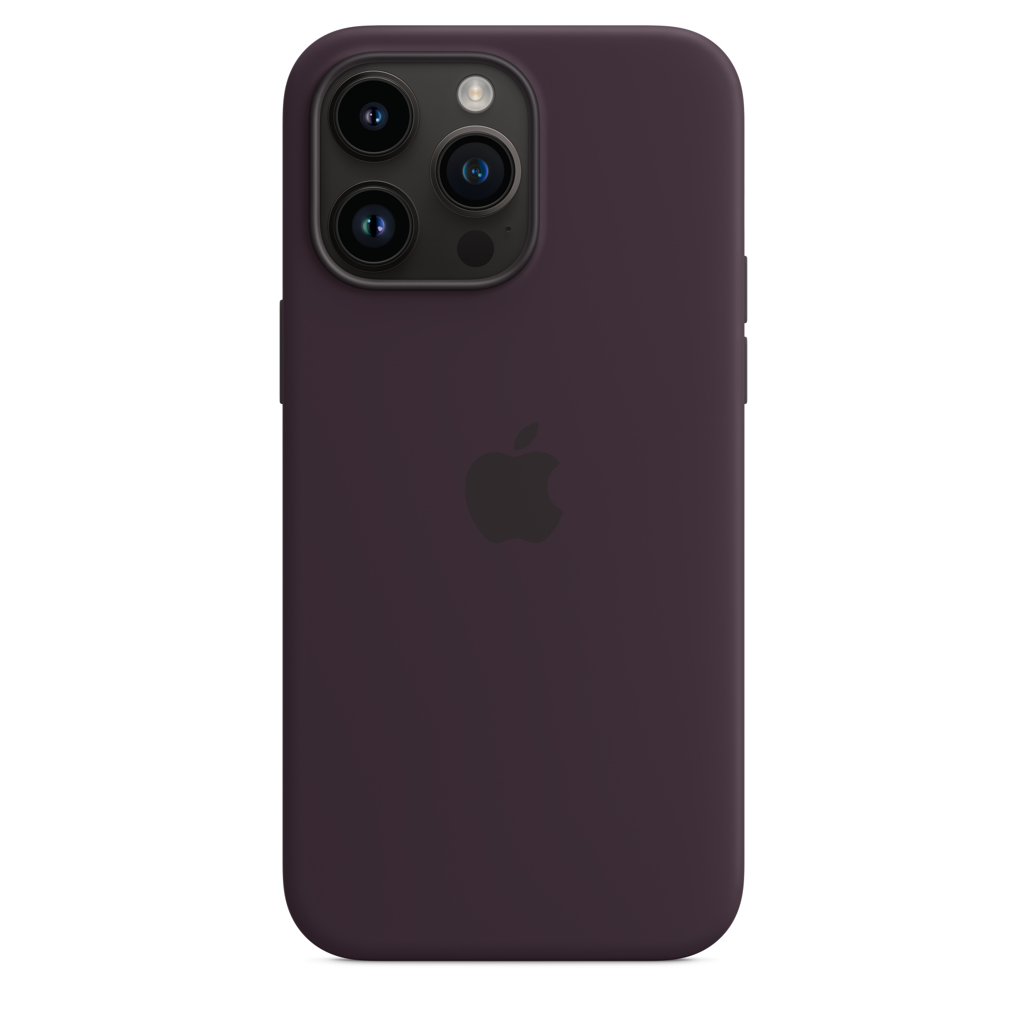 APPLE Silikon Case mit MagSafe Backcover, für Apple iPhone 14 Pro Max, Holunder