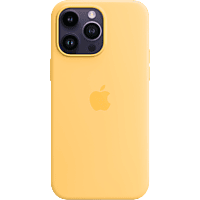 APPLE Silikon Case mit MagSafe für iPhone 14 Pro Max, Sonnenlicht