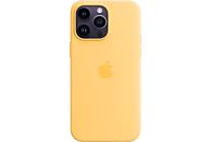 APPLE Silikon Case mit MagSafe Backcover, für Apple iPhone 14 Pro Max, Sonnenlicht