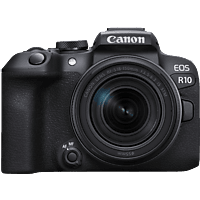 CANON EOS R10 Kit + RF-S 18-150mm IS STM Systemkamera  mit Objektiv 18 - 150 mm , 7,5 cm Display Touchscreen, WLAN