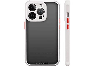 VIVANCO Frosted, Backcover, Apple, iPhone 14 Pro, Transparent/Grau