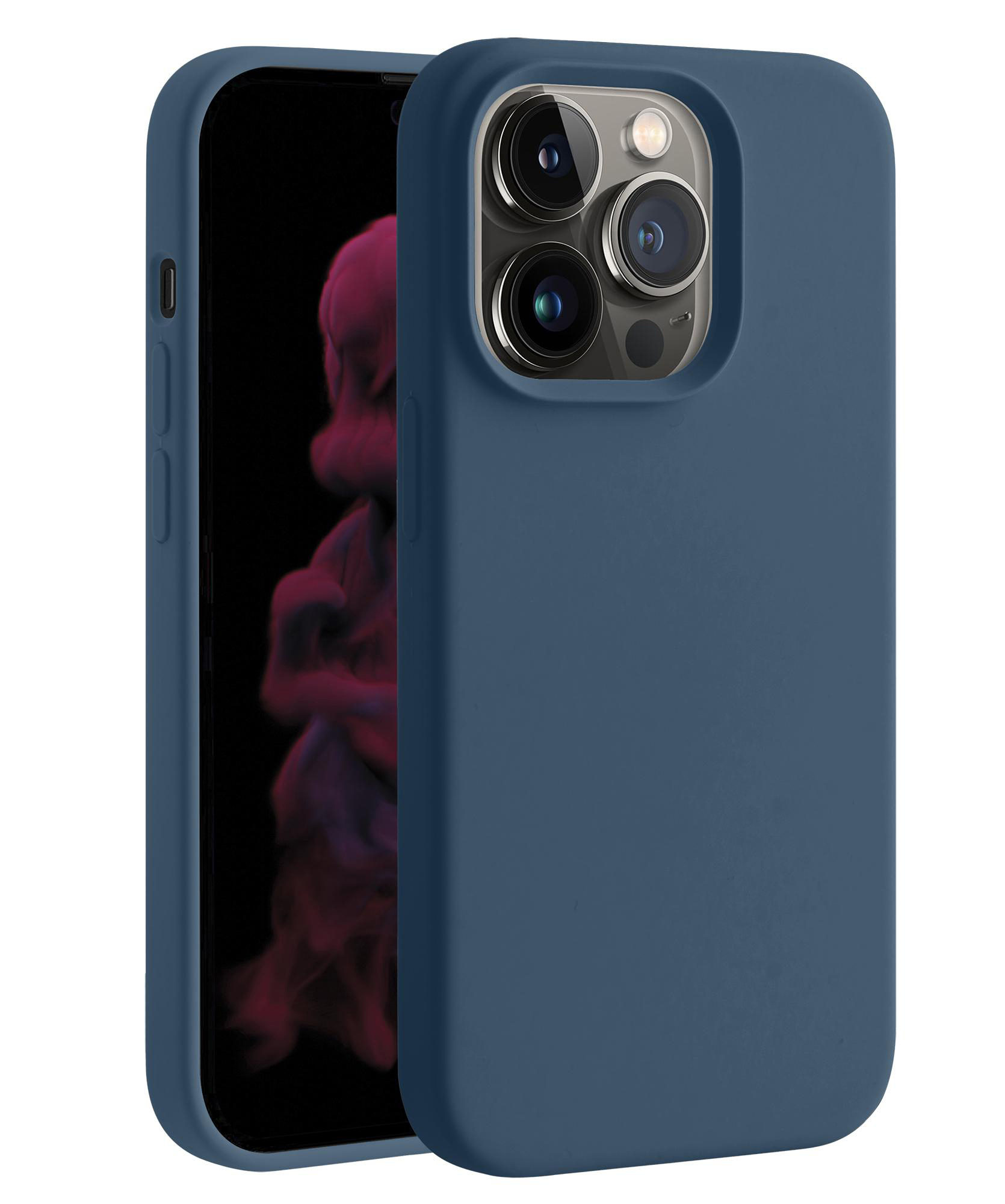 VIVANCO Mag Hype, iPhone 14 Blau Apple, Pro, Backcover
