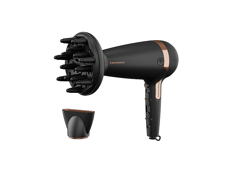 GRUNDIG HD 7081 Haartrockner Schwarz/Rosegold (2100 Watt)