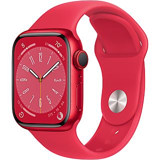 APPLE Watch Series 8 GPS+Cell 41mm Aluminiumgehäuse, Sportarmband, (PRODUCT)RED