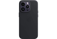 APPLE Leder Case mit MagSafe für iPhone 14 Pro, Mitternacht
