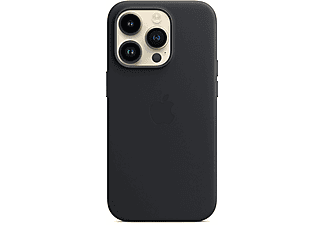 APPLE Leder Case mit MagSafe für iPhone 14 Pro, Mitternacht
