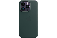 APPLE Leder Case mit MagSafe für iPhone 14 Pro, Waldgrün