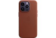APPLE Leder Case mit MagSafe für iPhone 14 Pro, Umbra