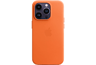 APPLE Leder Case mit MagSafe für iPhone 14 Pro, Orange