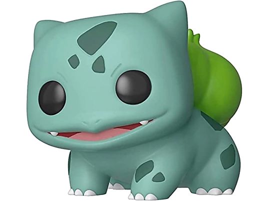 FUNKO Jeux POP! : Pokémon - Bulbizarre (POP! Super sized - 10 pouces) - Figurine de collection (Turquoise/Vert/Noir)