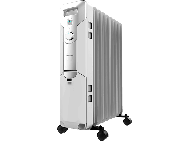 REACONDICIONADO Seminuevo Bueno Radiador - Cecotec ReadyWarm 9000 Space, De Aceite, 2000 W, 3 Niveles, Blanco