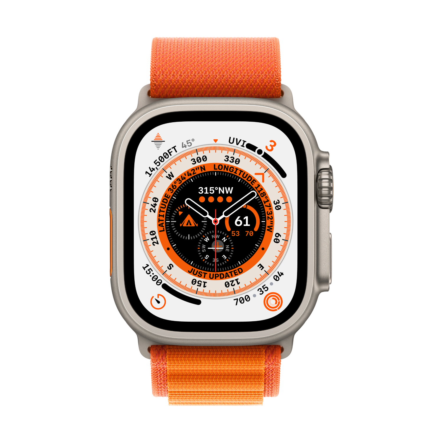 APPLE 49 mm Orange Alpine Medium