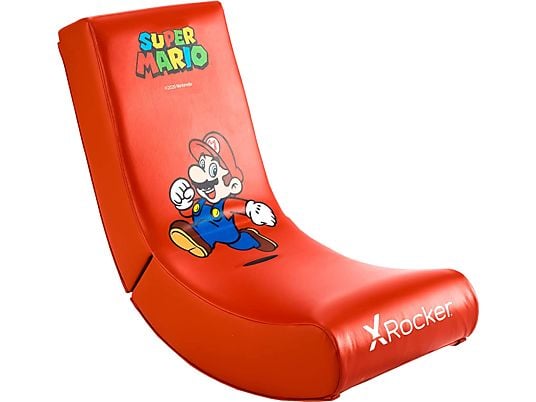 X-ROCKER Super Mario: Video Rocker - Joy Edition: Mario - Fauteuil de gaming (Rouge)