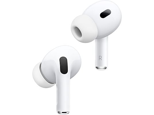 APPLE AirPods Pro (2e génération) avec Lightning boîtier de charge MagSafe - Écouteurs True Wireless (In-ear, Blanc)