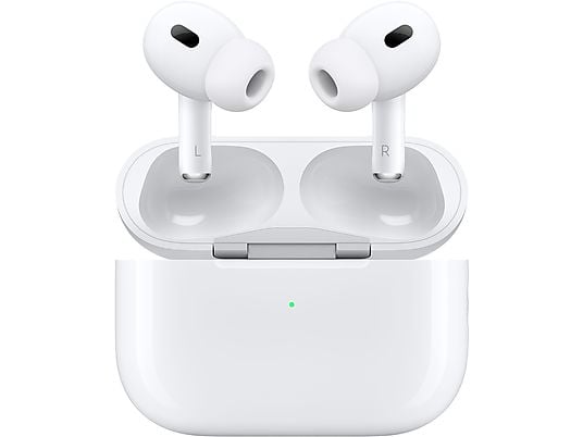 APPLE AirPods Pro (2e génération) avec Lightning boîtier de charge MagSafe - Écouteurs True Wireless (In-ear, Blanc)