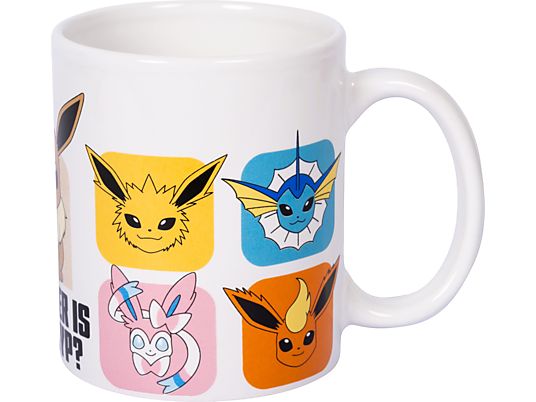 JOOJEE Pokémon: Evoli - Welcher ist dein Typ? - Tasse (Mehrfarbig)