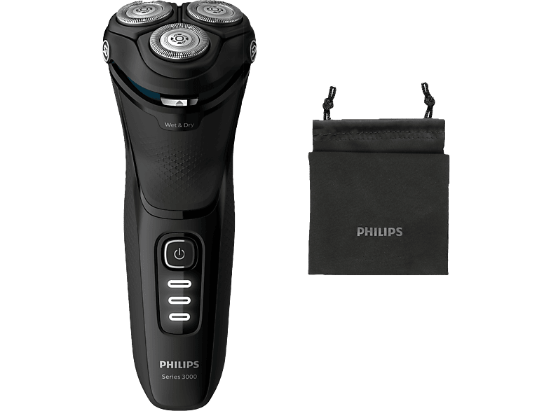 Fácil retroceder Es mas que Afeitadora eléctrica | Philips Serie 3000 S3233/52, Afeitado apurado y  cómodo, Uso en seco y mojado