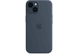 APPLE iPhone 14 MagSafe rögzítésű szilikon tok, viharkék (MPRV3ZM/A)