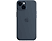 APPLE iPhone 14 MagSafe rögzítésű szilikon tok, viharkék (MPRV3ZM/A)