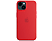 APPLE iPhone 14 MagSafe rögzítésű szilikon tok, piros, (PRODUCD) RED (MPRW3ZM/A)