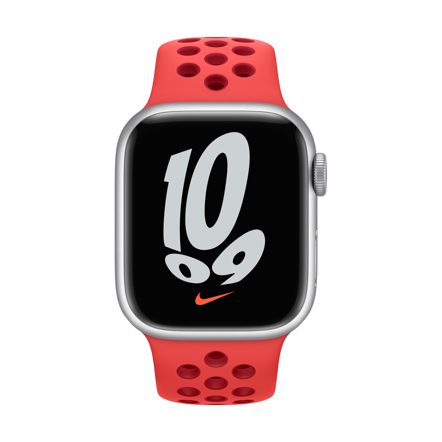 APPLE 45MM CRIMSON/GYM RED NIKE SPORT  