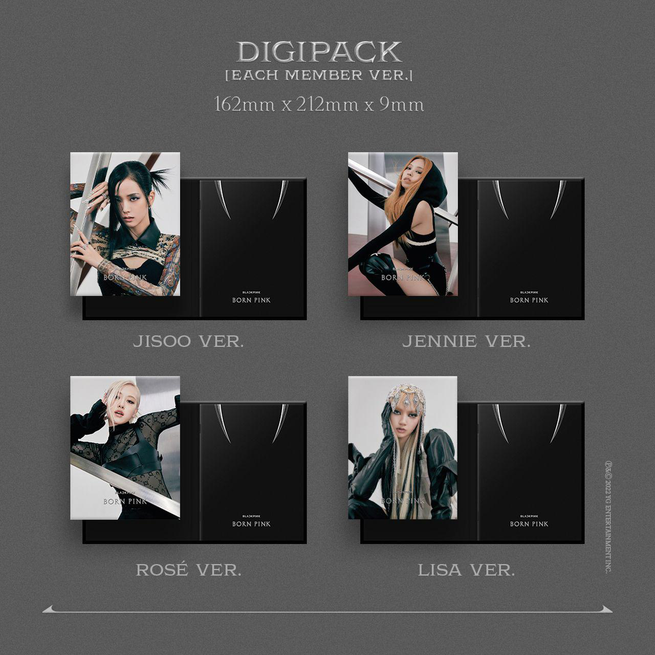 Blackpink - Born Pink Version) (CD) - Digipack (International Jisoo